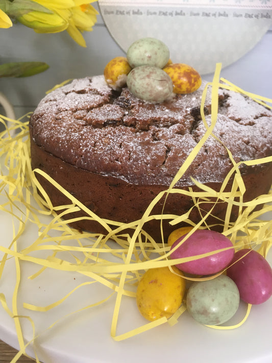 Yummy fruit cake for Easter