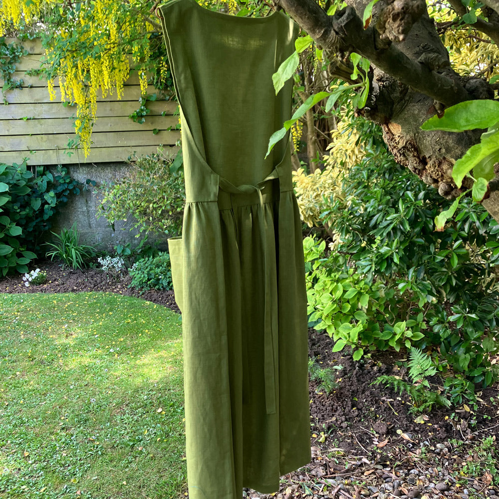 Pinafore Apron - Green