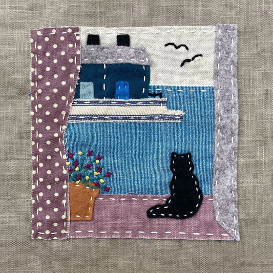NEW - Slow Stitch Embroidery Sewing Kit - The Quayside