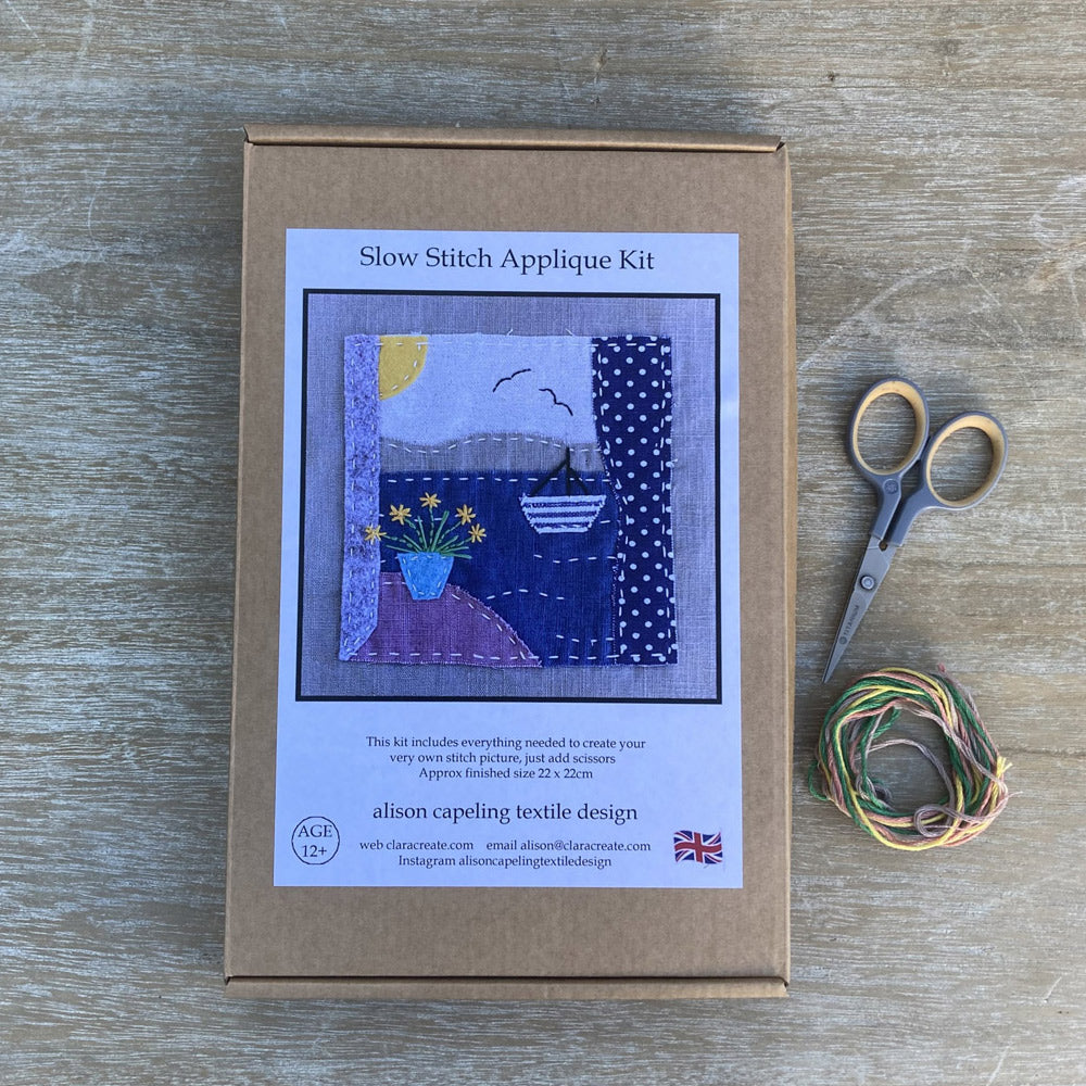 NEW - Slow Stitch Embroidery Sewing Kit -Sailing Days