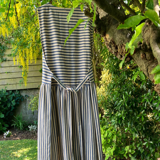 Pinafore Apron - Ticking Stripe