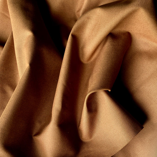 Toffee Colour Cotton Canvas Fabric