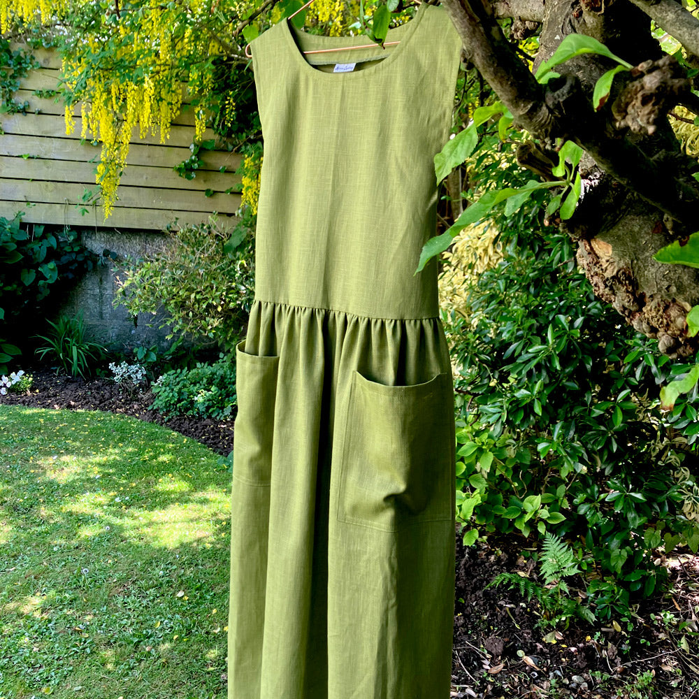 Pinafore Apron - Green