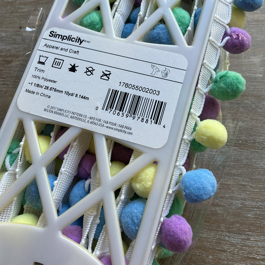 Pom Pom Trim - 9mtr Roll