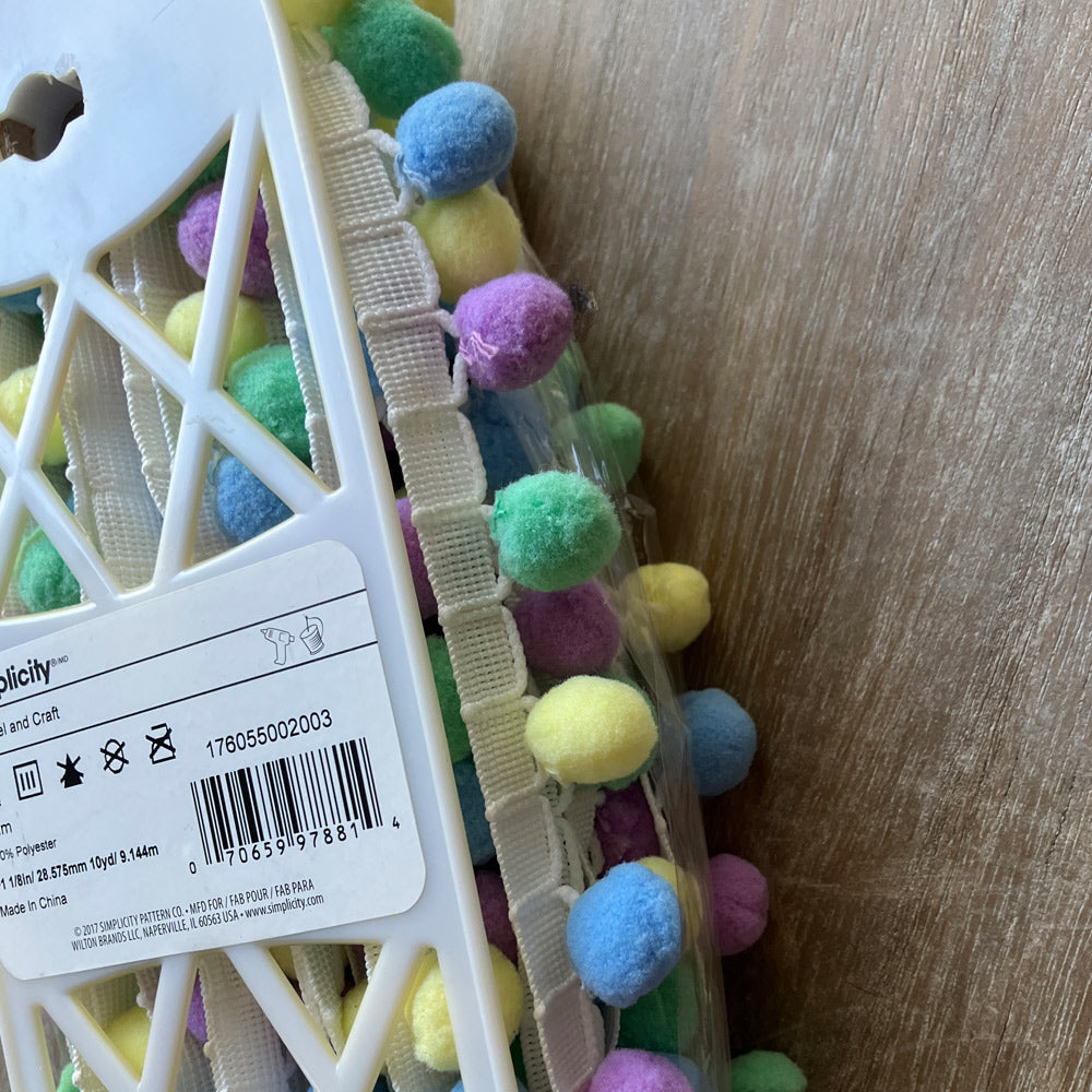 Pom Pom Trim - 9mtr Roll