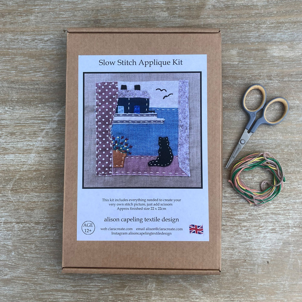 NEW - Slow Stitch Embroidery Sewing Kit - The Quayside