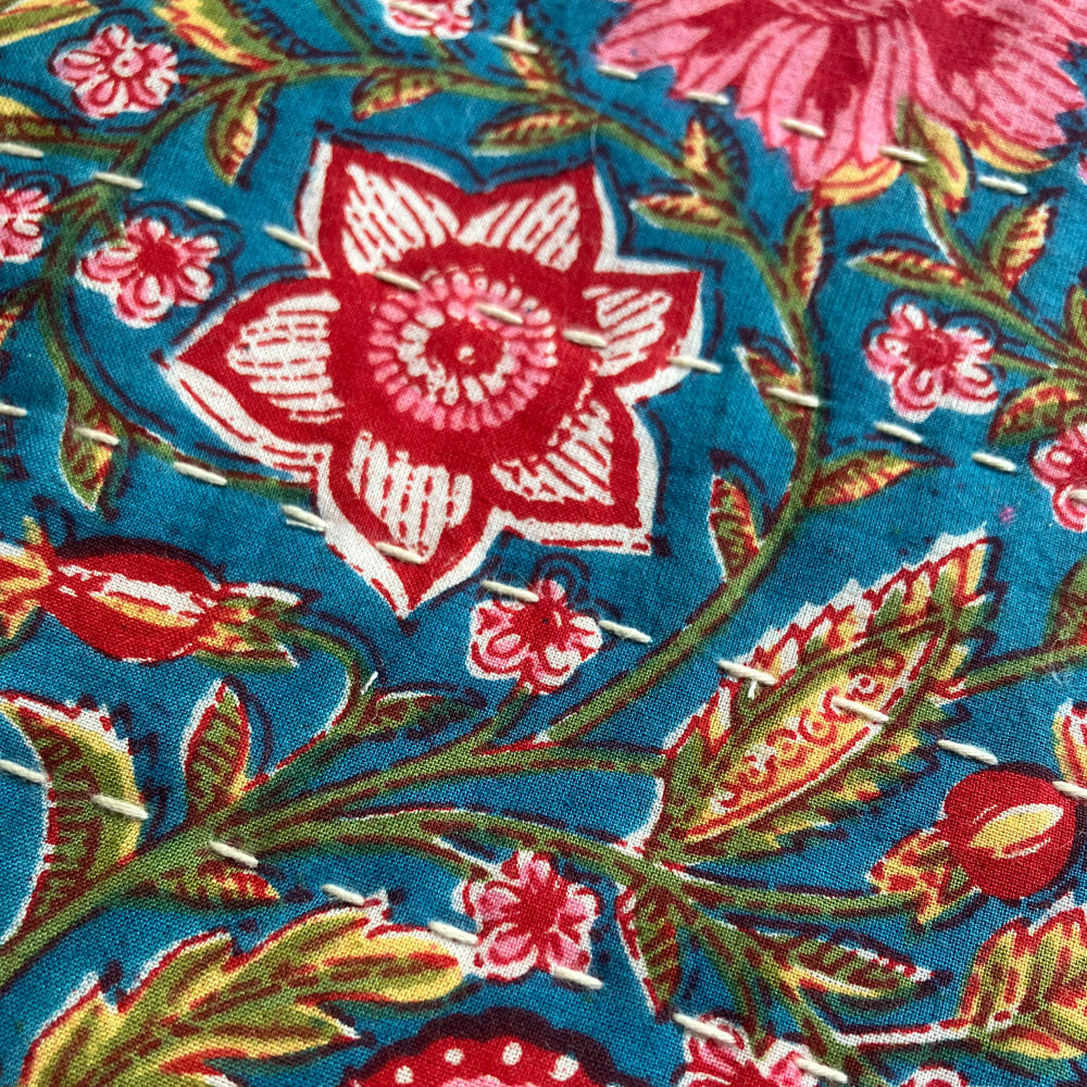 Hand-stitched Artisan Pouch