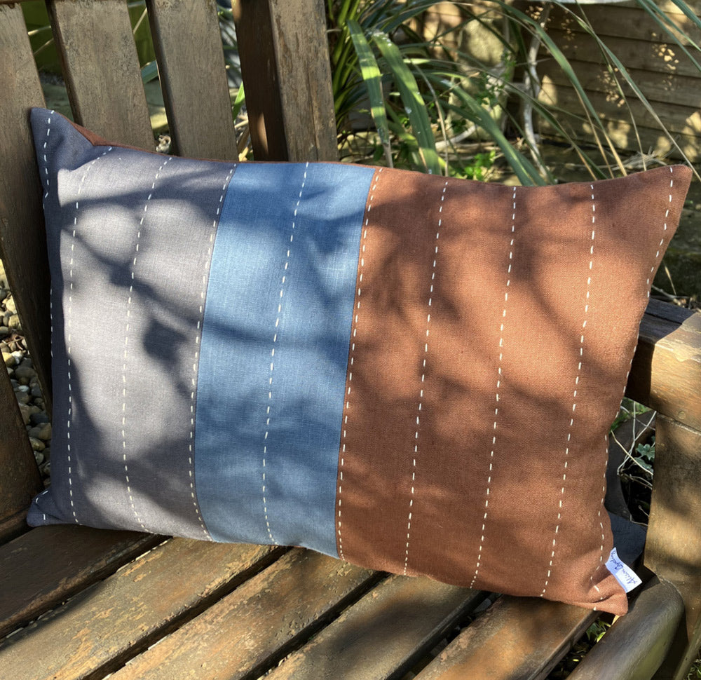 Oblong Linen Scatter Cushion