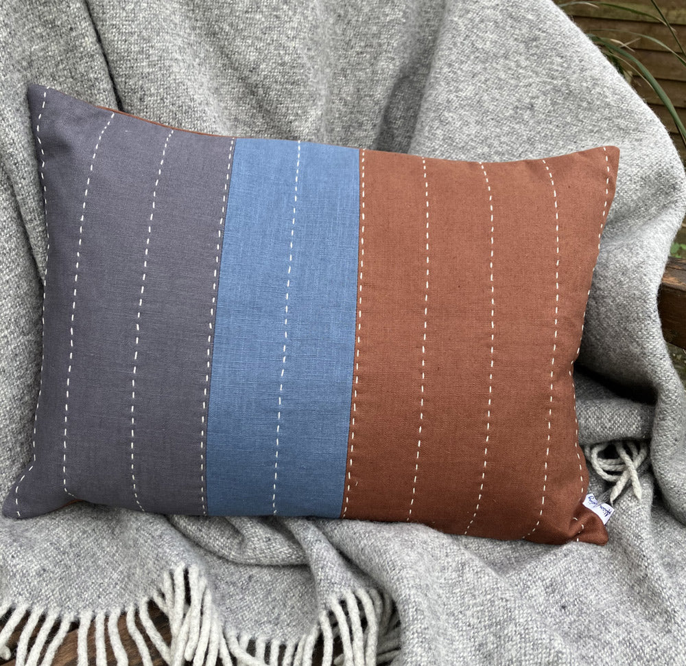 Oblong Linen Scatter Cushion