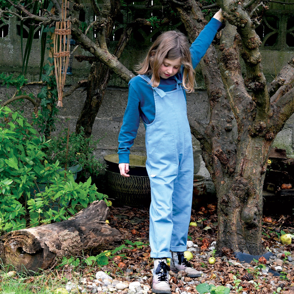 Dungarees in Cotton Canvas