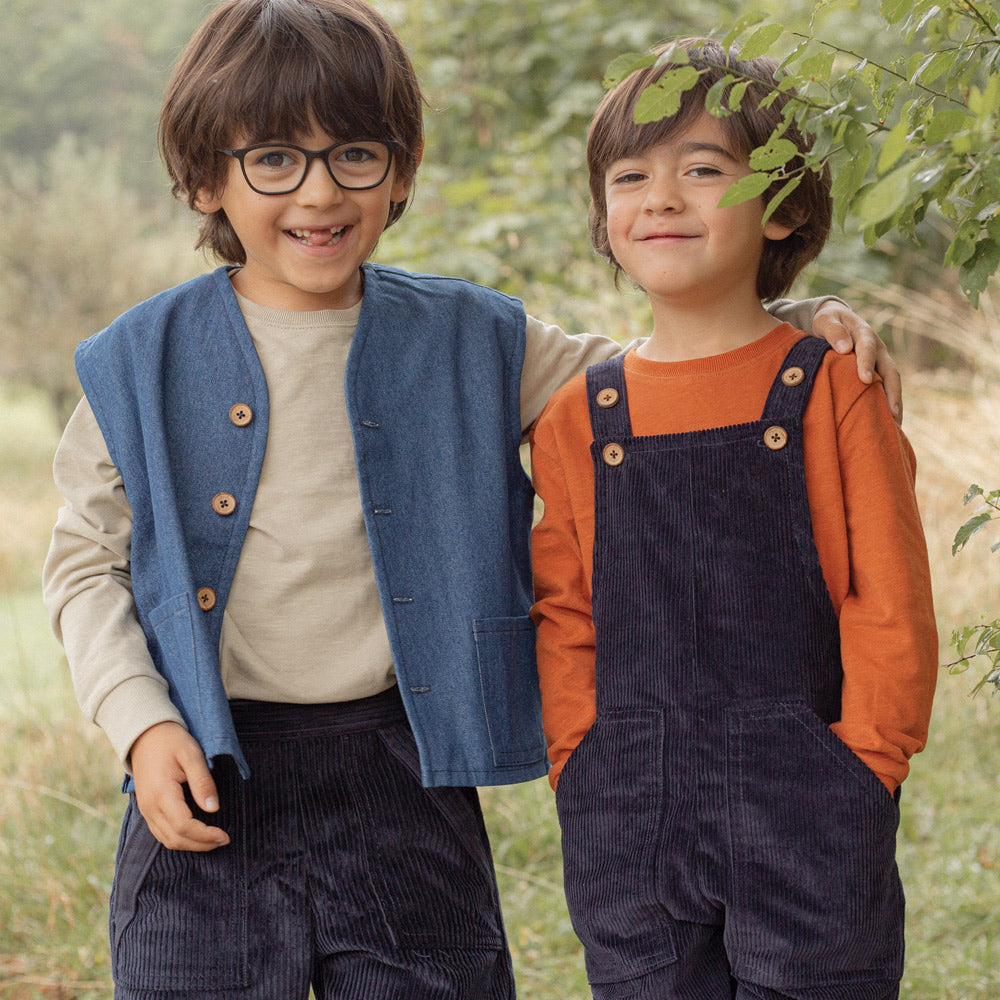 Child's Gilet Waistcoat in Denim