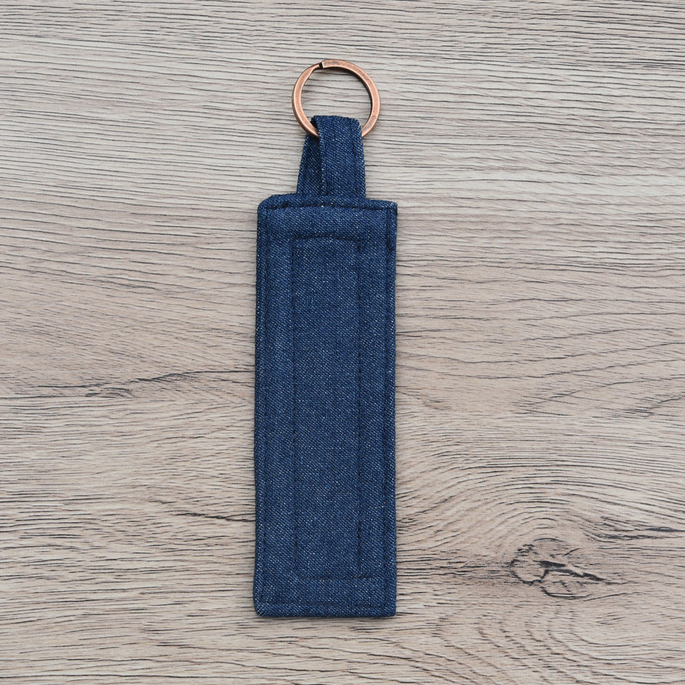 Denim Key Fob