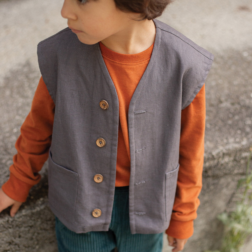 Child's Gilet Waistcoat in Linen