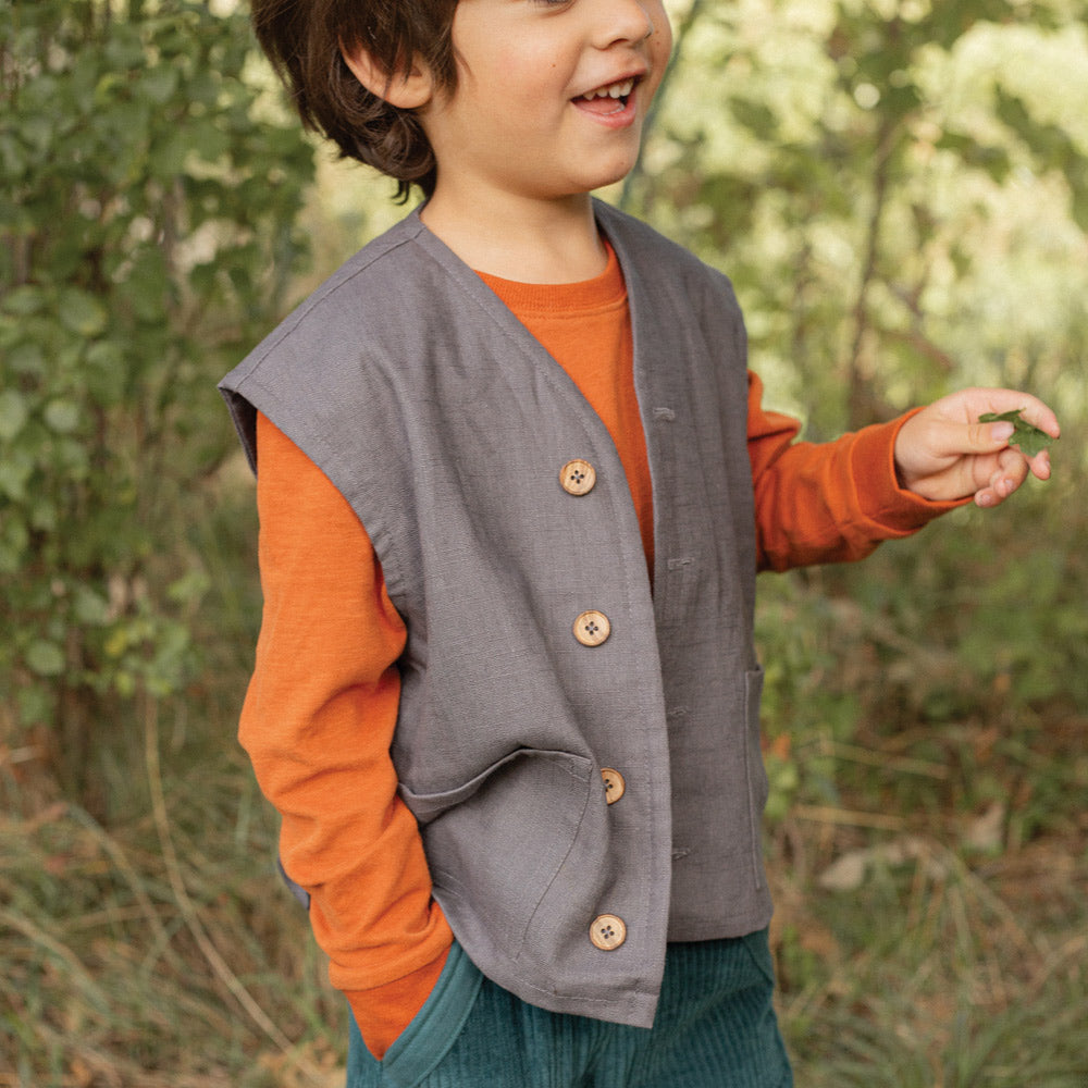 Child's Gilet Waistcoat in Linen