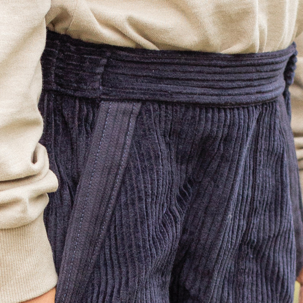 Corduroy Trousers - Navy