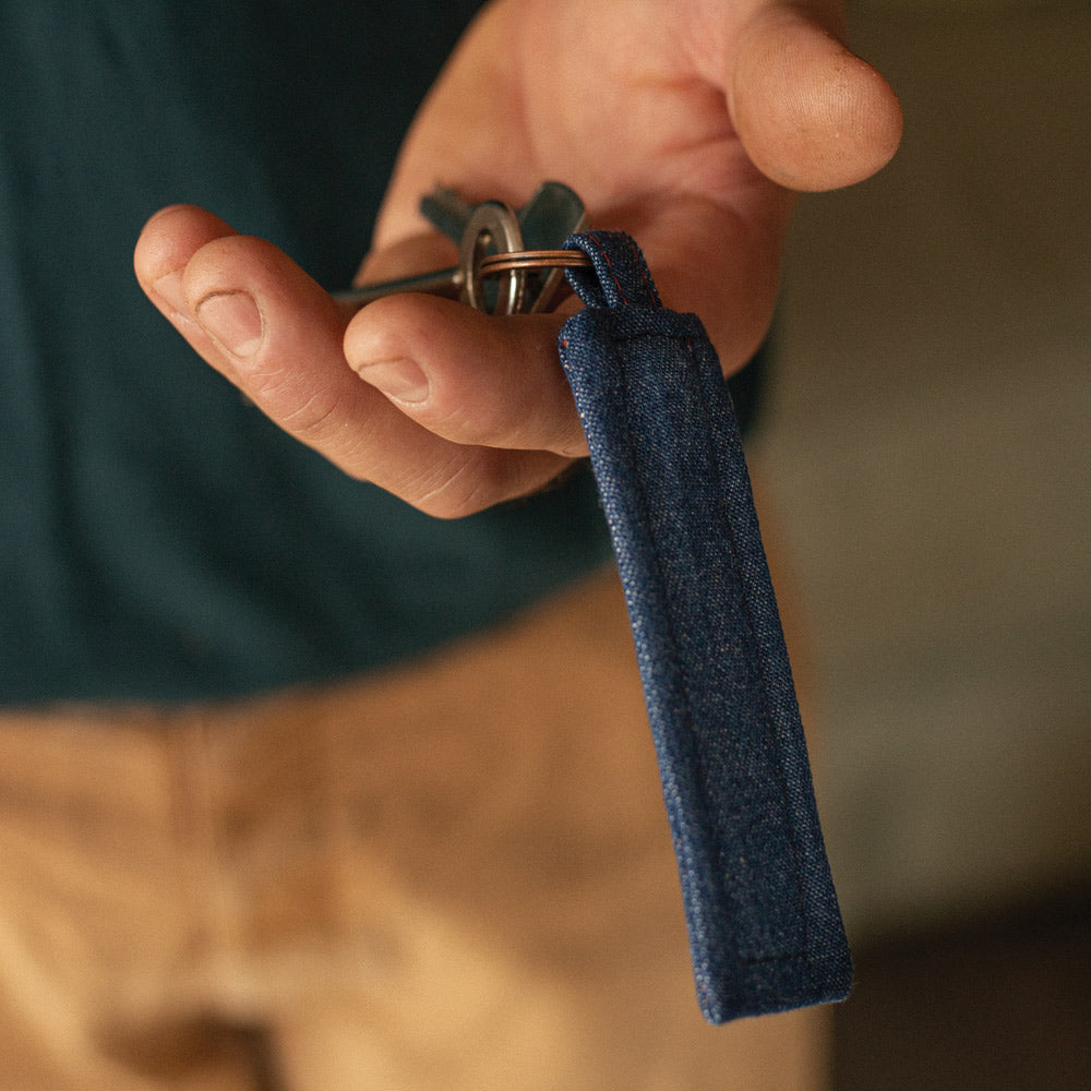 Denim Key Fob
