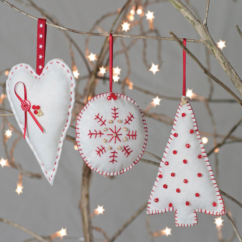Christmas Decorations Sewing Kit - 3 pieces