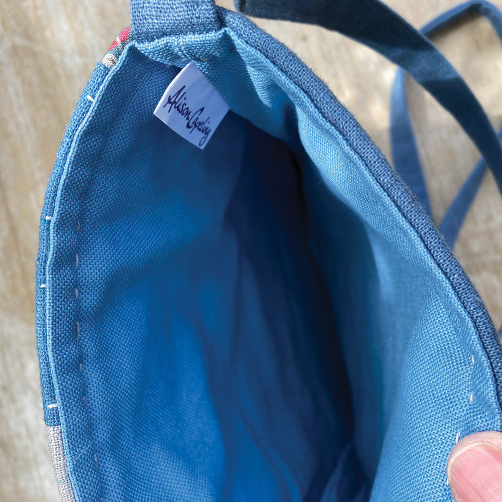 Shoulder bag - Hand Slow Stitch Patchwork