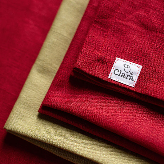 Christmas Linen Table Runner