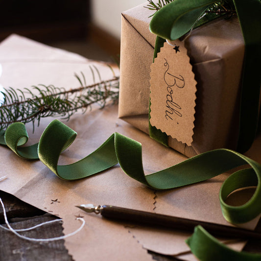 Green Velvet Ribbon