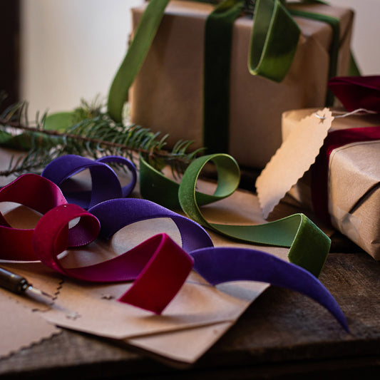 Burgundy Velvet Ribbon