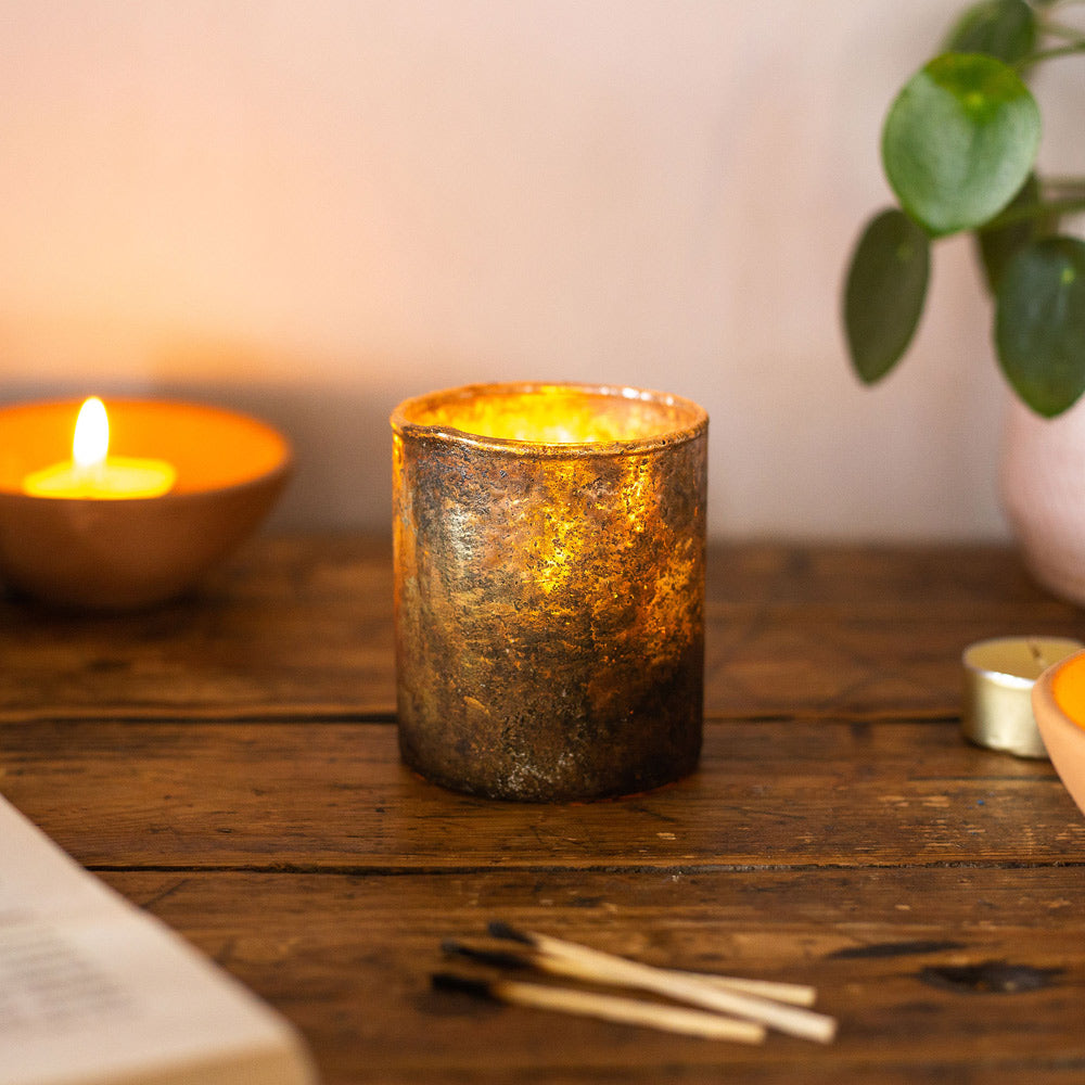 Glass Tealight Holder