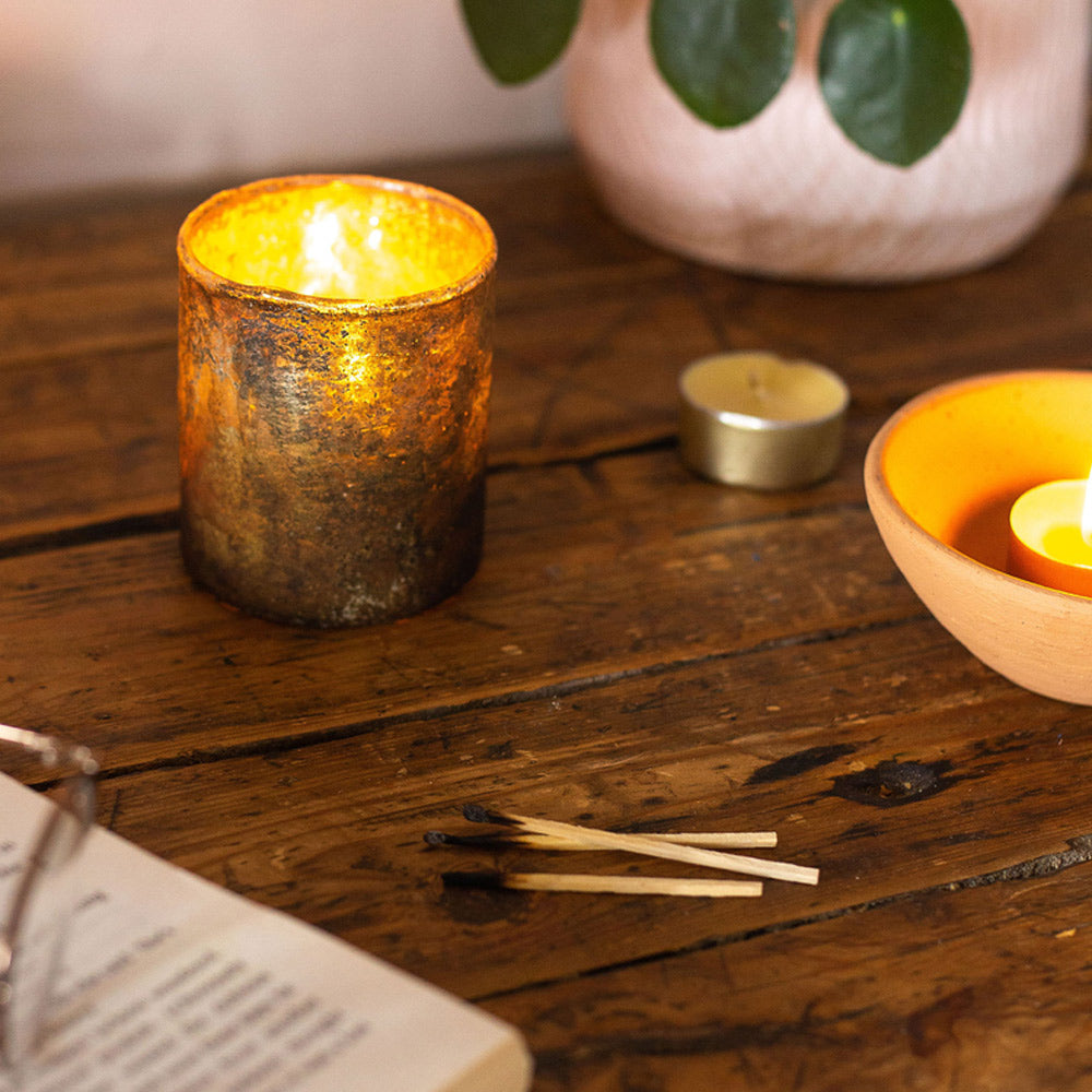Glass Tealight Holder