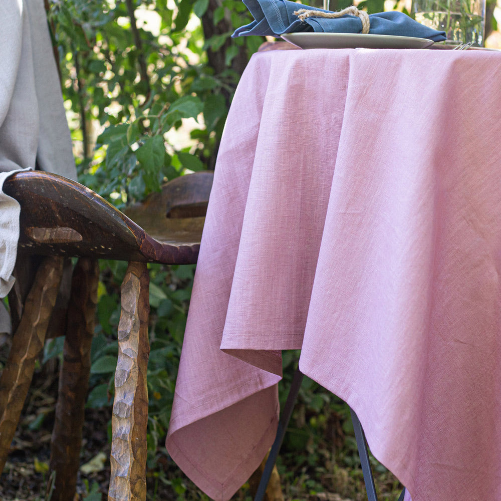 Square Linen Table Cloth