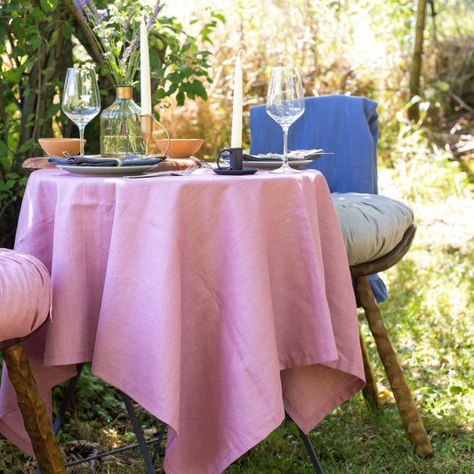 Square Linen Table Cloth