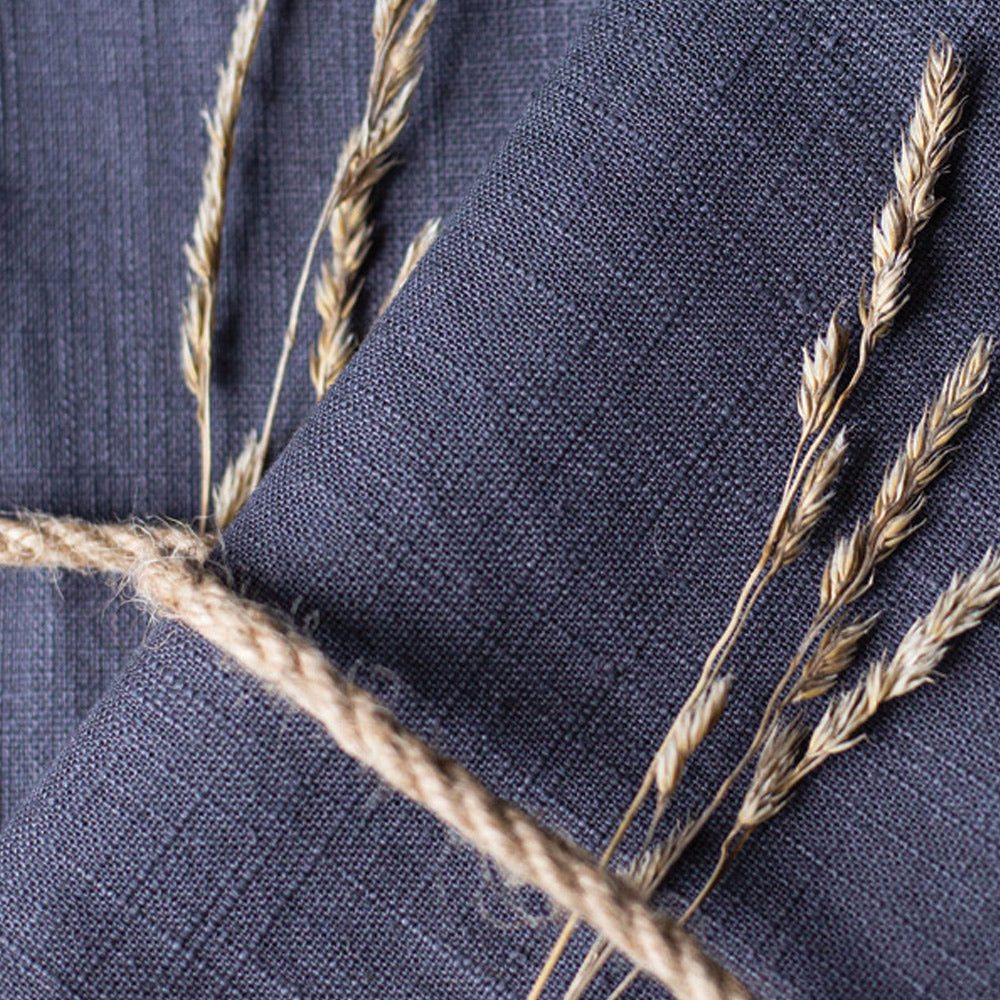 Linen Fabric - Pewter Grey