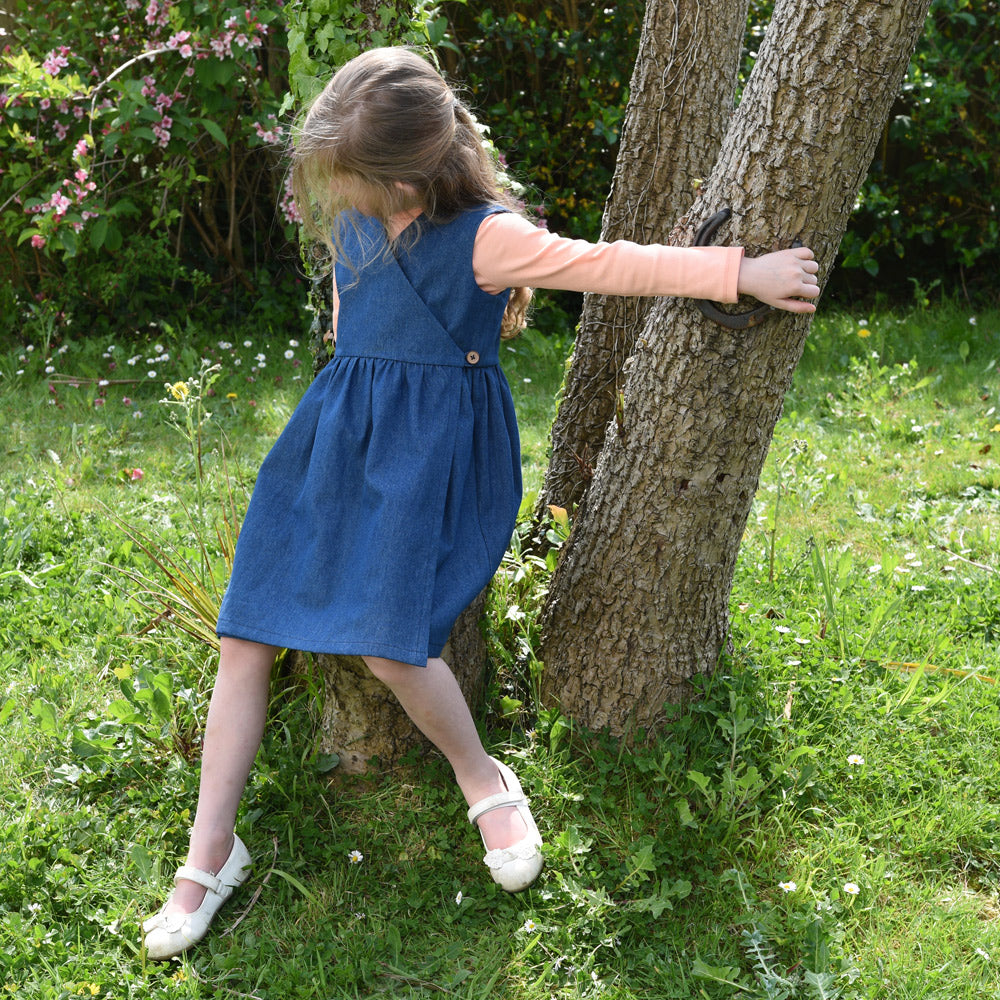 Child's Denim Pinafore Dress
