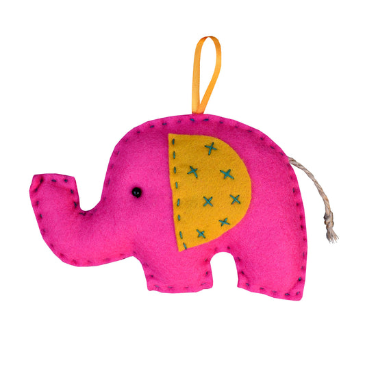 Mini Sewing Kit - Pink Elephant