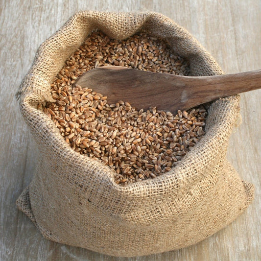 Linen Wheat Bag Wrap bag of wheat