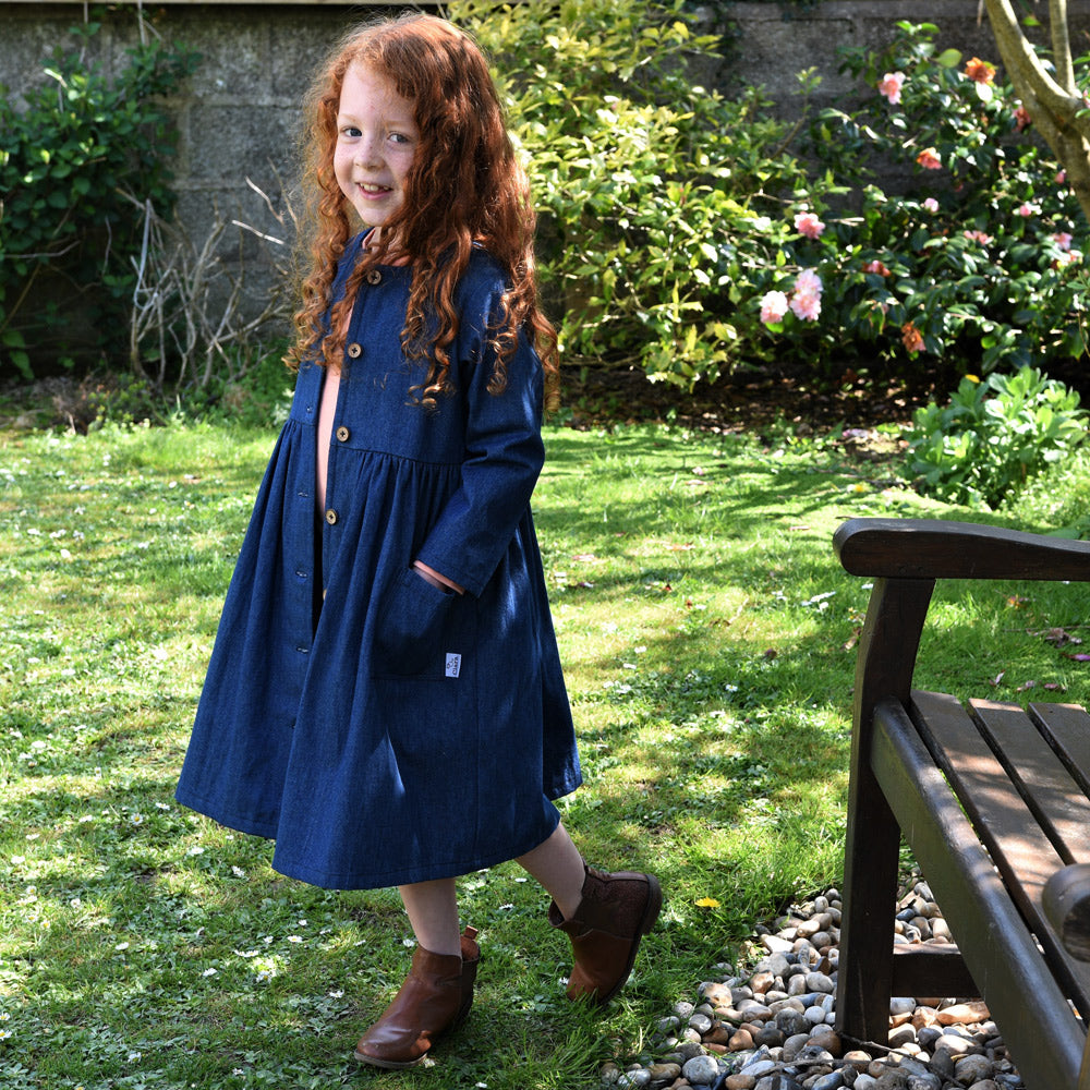 Child's Denim Coat Dress