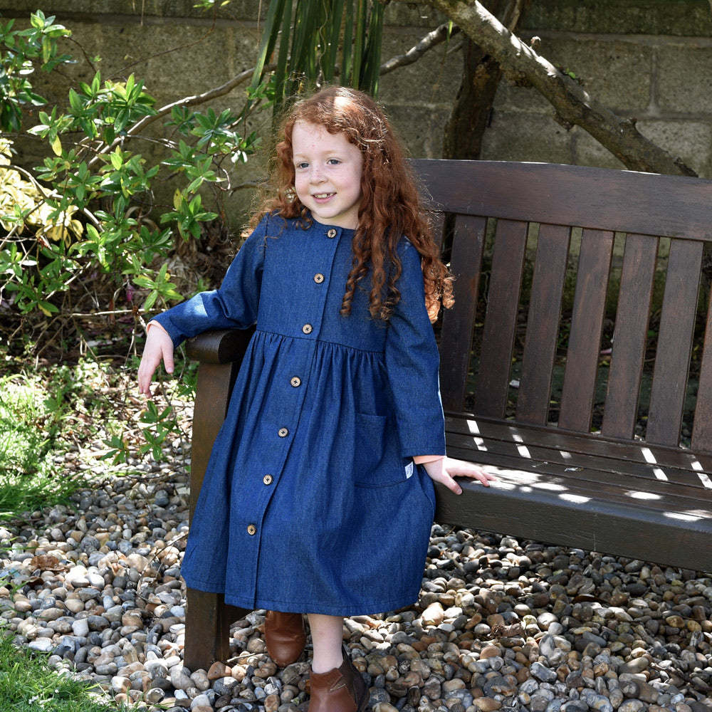 Child's Denim Coat Dress