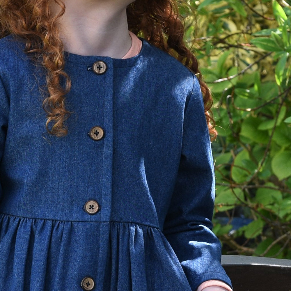 Child's Denim Coat Dress