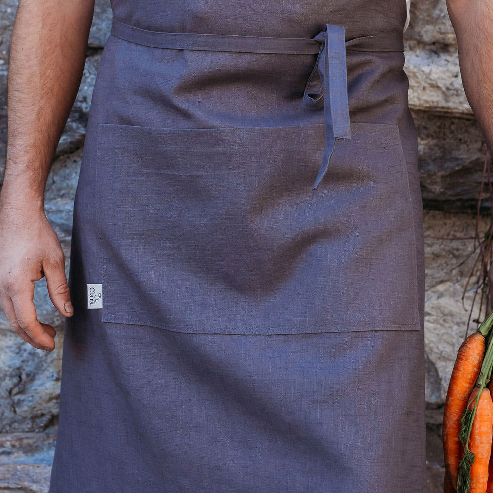 Linen Fabric - Pewter Grey
