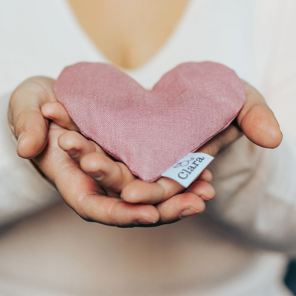 Lavender and Wheat Heart Hand Warmers