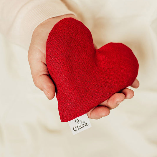 Lavender and Wheat Heart Hand Warmers