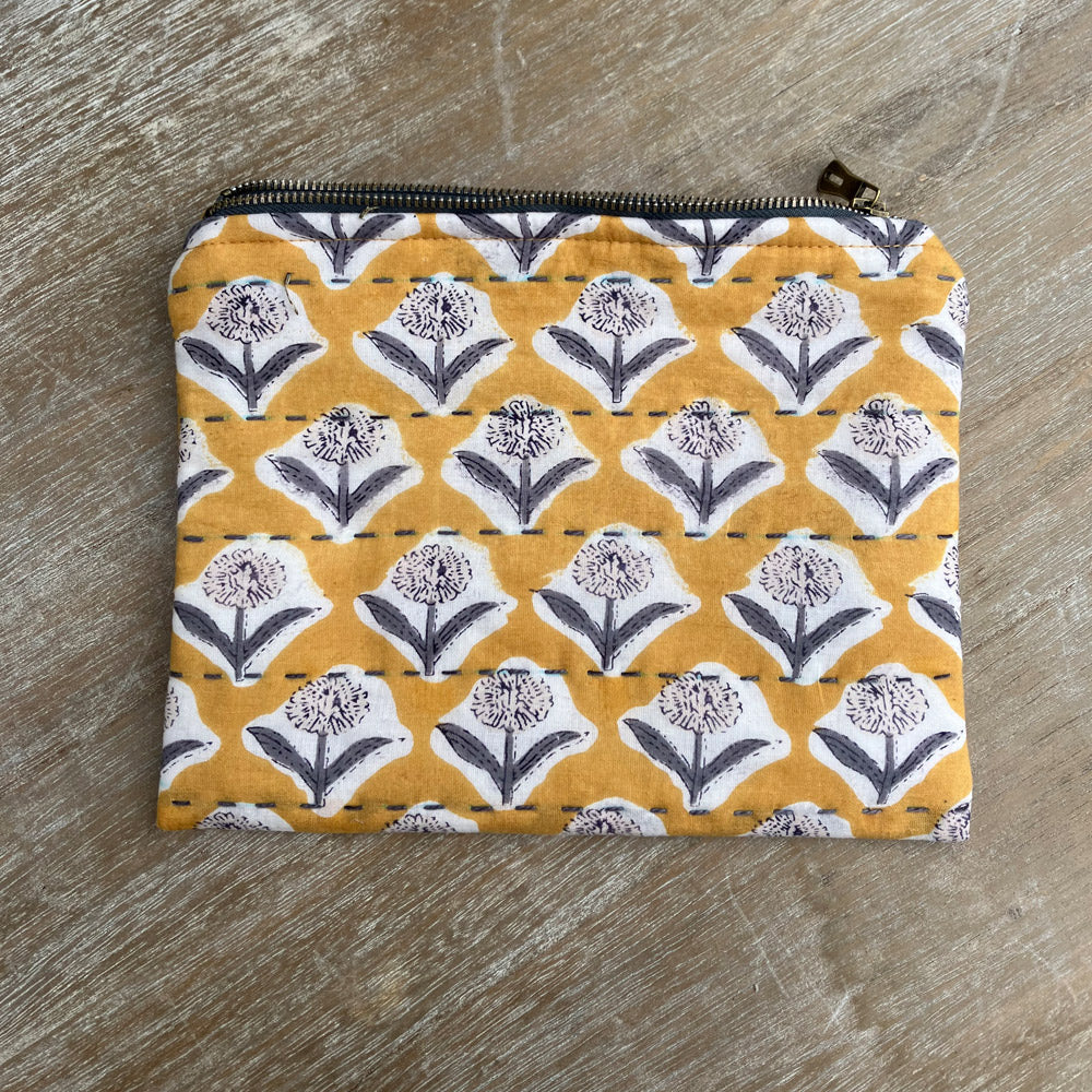 Hand-stitched Artisan Pouch