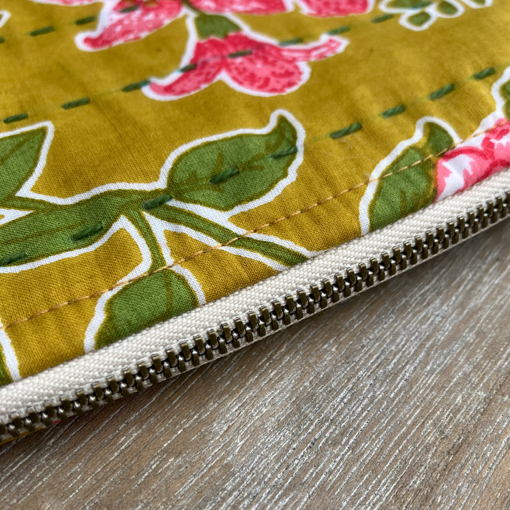 Hand-stitched Artisan Pouch