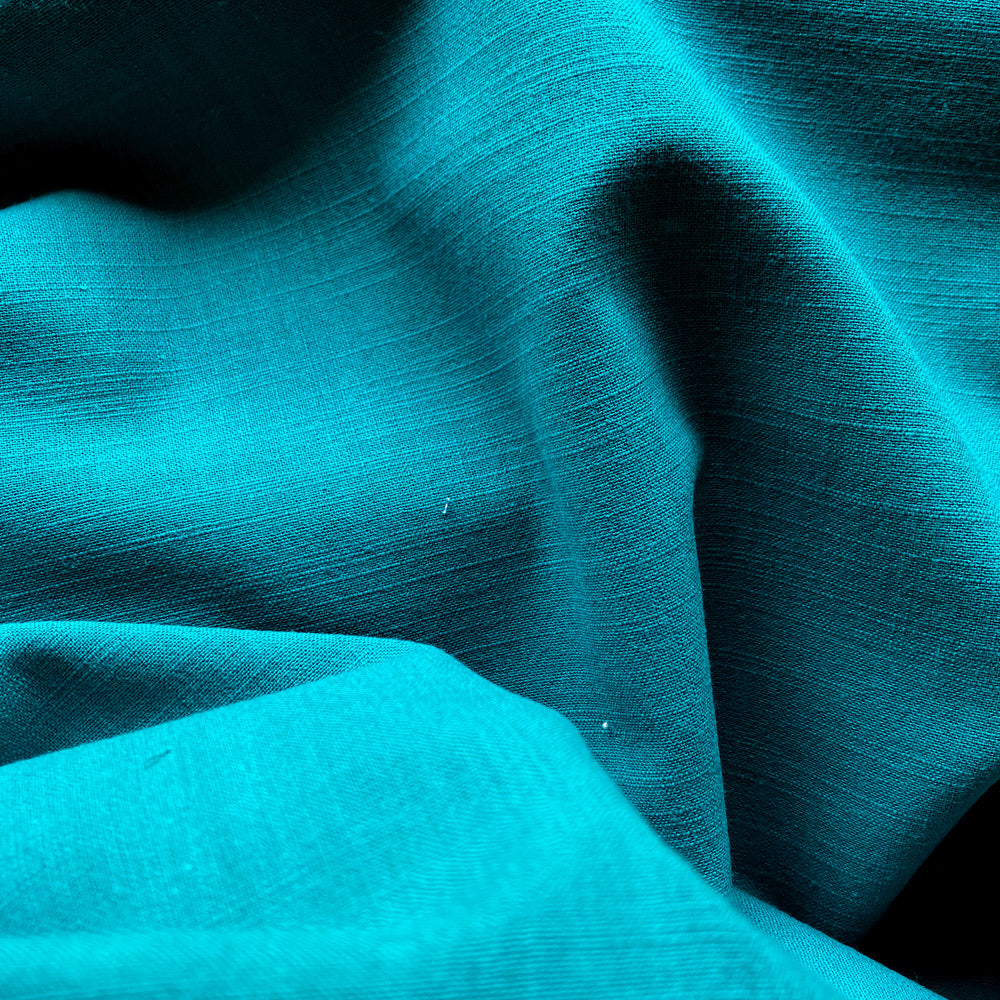 Turquoise Cotton Fabric