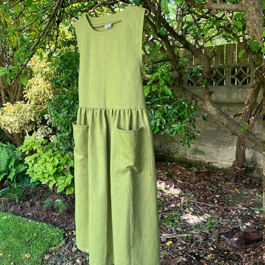 Pinafore Apron - Green