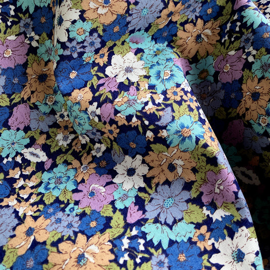 Vintage Flower Cotton Fabric