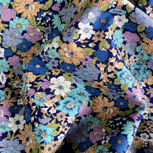 Vintage Flower Cotton Fabric