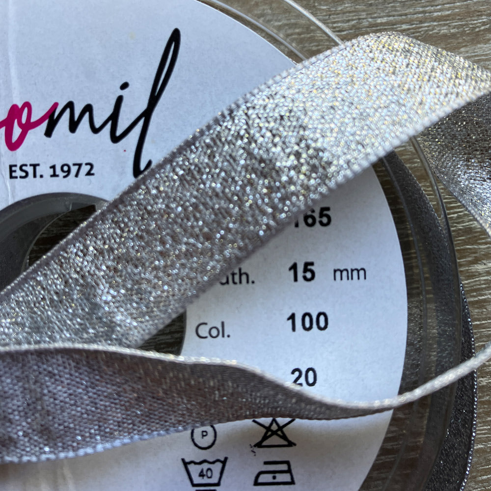 Silver Metallic Ribbon - 20 mtr Roll