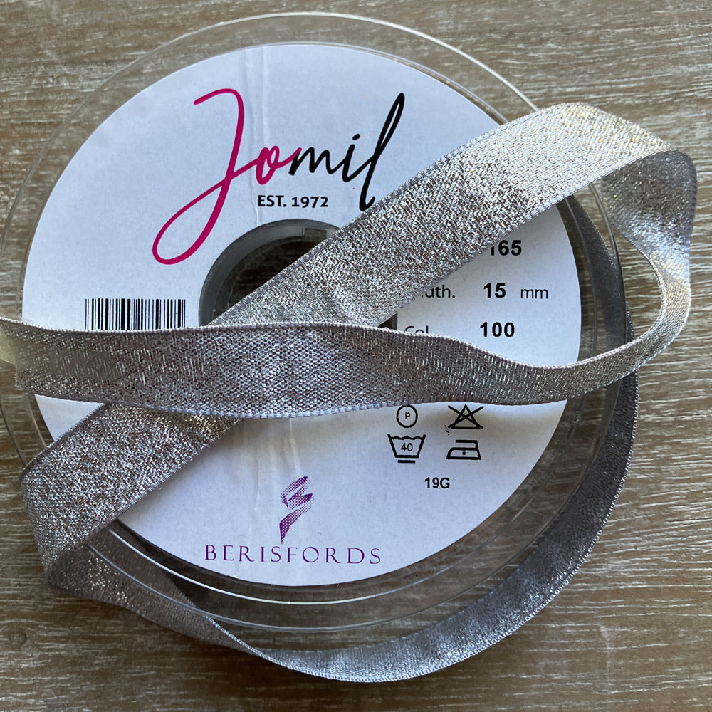 Silver Metallic Ribbon - 20 mtr Roll