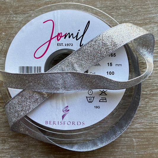 Silver Metallic Ribbon - 20 mtr Roll