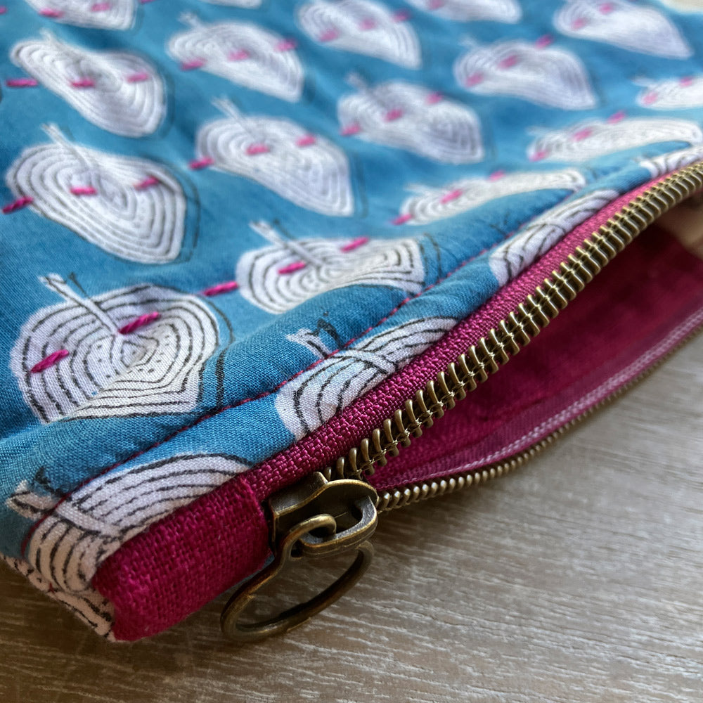 Hand-stitched Artisan Pouch