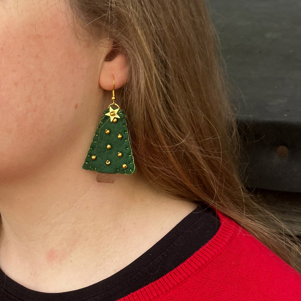 Christmas Tree Earrings